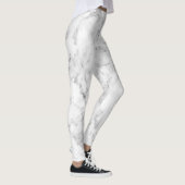 Leggings Design en pierre de marbre blanc et gris (Droite)
