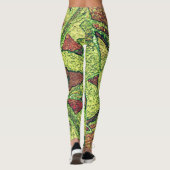 Leggings Design en pierre volcanique peinte en jaune pâle e (Dos)