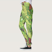 Leggings Design en pierre volcanique peinte en jaune pâle e (Gauche)