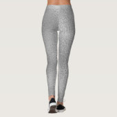 Leggings Design en verre gris chatoyant (Dos)