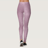 Leggings Design en verre rose chatoyant (Dos)