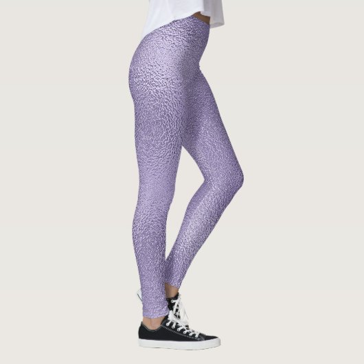 Leggings Design en verre violet brillant (Droite)