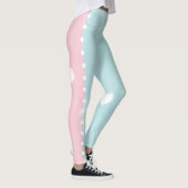 Leggings Design encre rose/bleu (Droite)