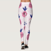 Leggings Design enfant ananas, motif vintage. (Dos)