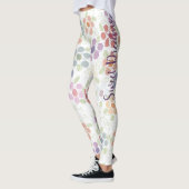 Leggings Design Fleuri élégant (Gauche)