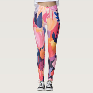 Leggings design floral
