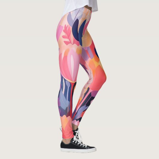 Leggings design floral (Droite)