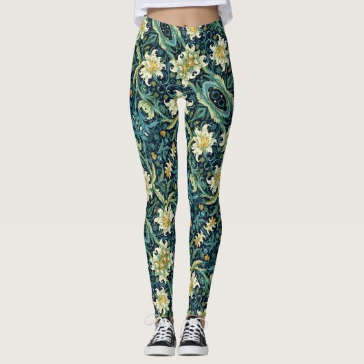 Leggings Design floral (Devant)