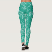 Leggings Design floral 34 (Dos)