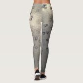 Leggings Design floral bleu (Dos)