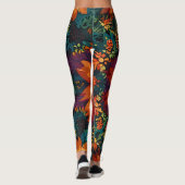 Leggings Design floral coloré (Dos)