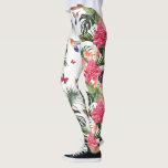 Leggings Design floral tropical, Colibris, Papillons<br><div class="desc">Laissez-vous charmer par ces leggings absolument époustouflants,  au design floral tropical mis en valeur par les colibris et les papillons.  Idéal pour des vacances à la plage tropicale ou des vacances de tous les jours.</div>