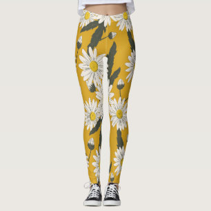 Leggings Design foulard floral, arrière - plan vintage.