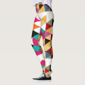 Leggings Design géométrique coloré moderne (Gauche)