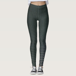 Leggings Design géométrique dégradé noir et bleu