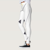 Leggings Design géométrique urbain, coloré, simple, tendanc (Gauche)