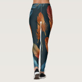 Leggings Design inspiré de Parrot Feather (Dos)
