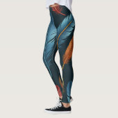 Leggings Design inspiré de Parrot Feather (Gauche)