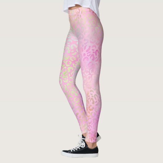 Leggings Design Iridescendant Leopard Series 1 (Gauche)