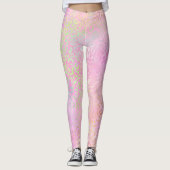 Leggings Design Iridescendant Leopard Series 1 (Devant)