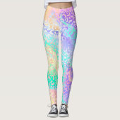 Leggings Design Iridescendant Leopard Series 3 (Devant)