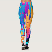Leggings Design Kitten coloré (Dos)