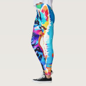 Leggings Design Kitten coloré (Gauche)