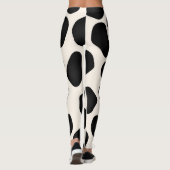 Leggings Design moderne avec motif noir (Dos)