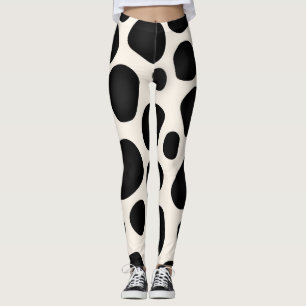 Leggings Design moderne avec motif noir