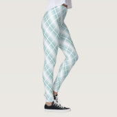 Leggings Design moderne bleu vert Modèle couleur pastel (Droite)
