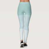 Leggings Design moderne Blue Green Modèle élégant Pastel (Dos)