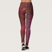 Leggings Design moderne marbre abstrait (Dos)