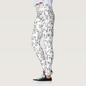 Leggings Design moderne peint Cityscape (Gauche)