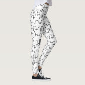 Leggings Design moderne peint Cityscape (Droite)