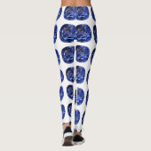 Leggings Design Motif Blue Sapphire (Dos)