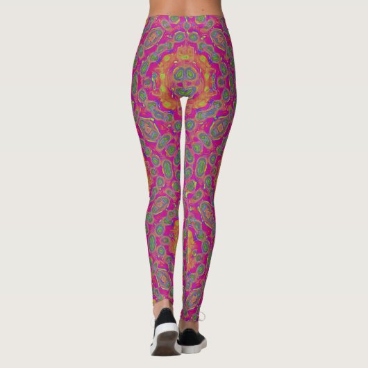 Leggings Design Motif d'art (Dos)