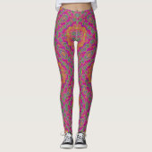 Leggings Design Motif d'art (Devant)