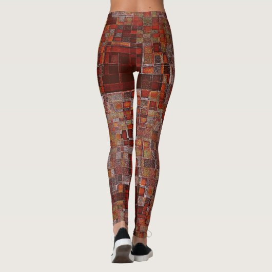 Leggings Design Motif d'art (Dos)