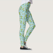 Leggings Design Motif de grenouilles à arbre vert (Droite)