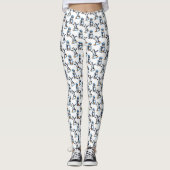 Leggings Design Motif de pingouins (Devant)