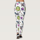 Leggings Design motif Galaxy (Dos)