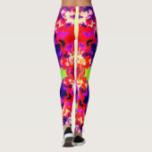 Leggings Design Motif moderne coloré (Dos)