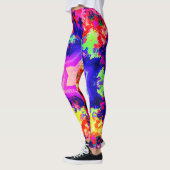 Leggings Design Motif moderne coloré (Gauche)