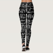 Leggings Design motif sanskrit (Dos)