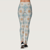 Leggings Design Motif tendance Sud-Ouest Bleu Beige (Dos)
