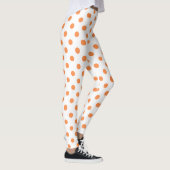 Leggings Design orange pointillé (Droite)