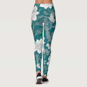 Leggings Design oriental blanc (Dos)