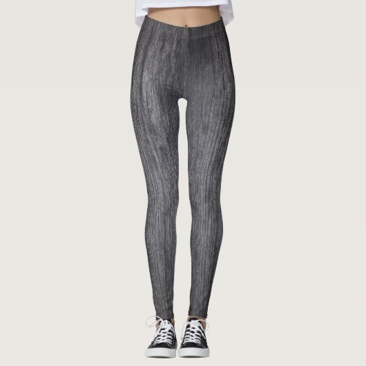 Leggings Design patiné en bois gris (Devant)