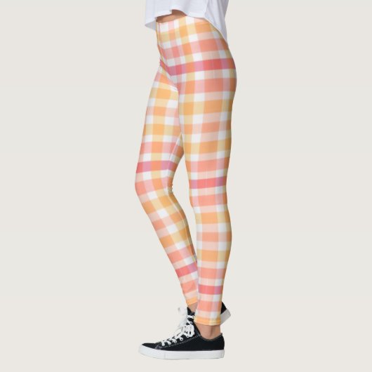 Leggings Design Plaid Pastel (Gauche)