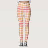 Leggings Design Plaid Pastel (Devant)
